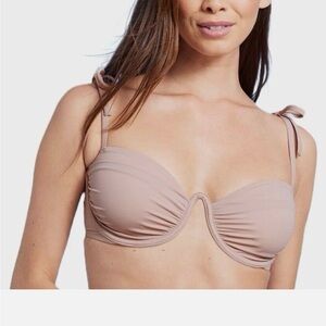 NWT Shade & Shore Women's Bikini Top 36 DD